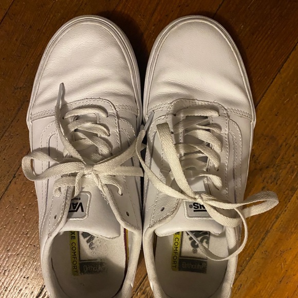 white comfy cush vans - Picture 2 of 2